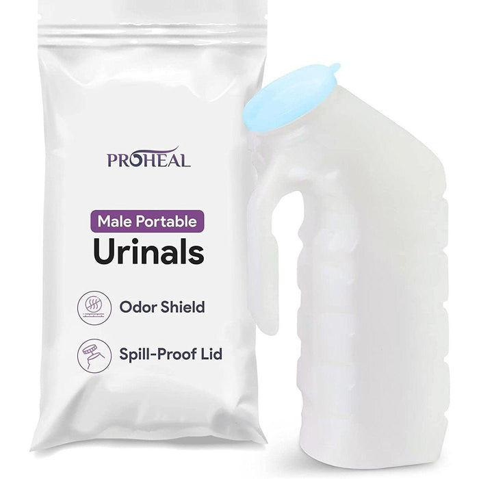 ProHeal Portable Urinals For Men - Glow In The Dark Tight Lid - Shop Home Med