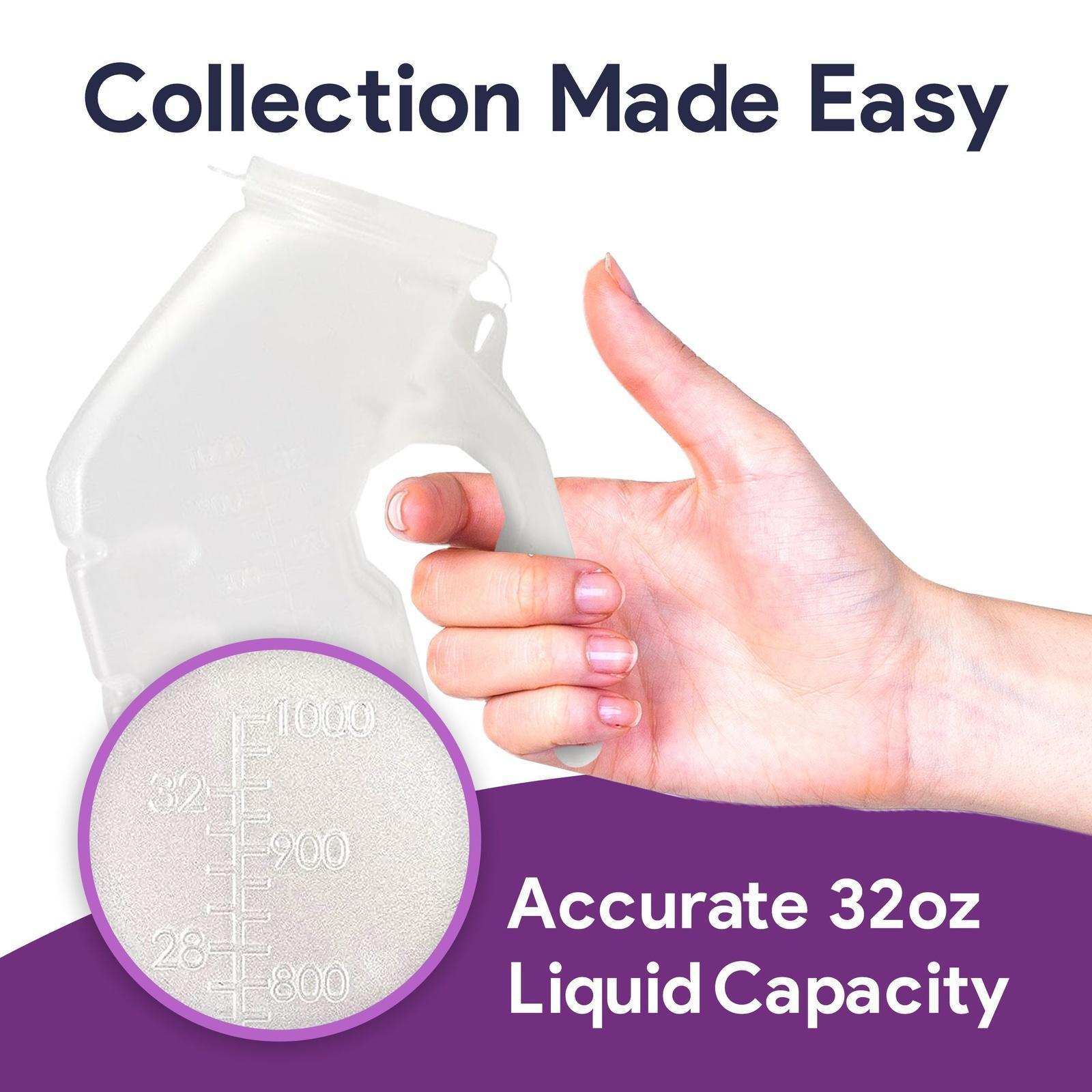 ProHeal Portable Urinals For Men - Spill Proof Pee Bottles 32 oz - Shop Home Med