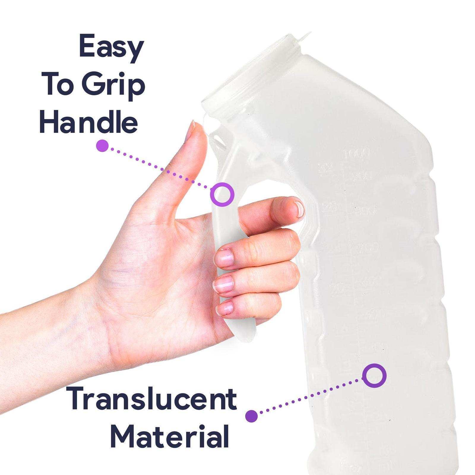 ProHeal Portable Urinals For Men - Spill Proof Pee Bottles 32 oz - Shop Home Med