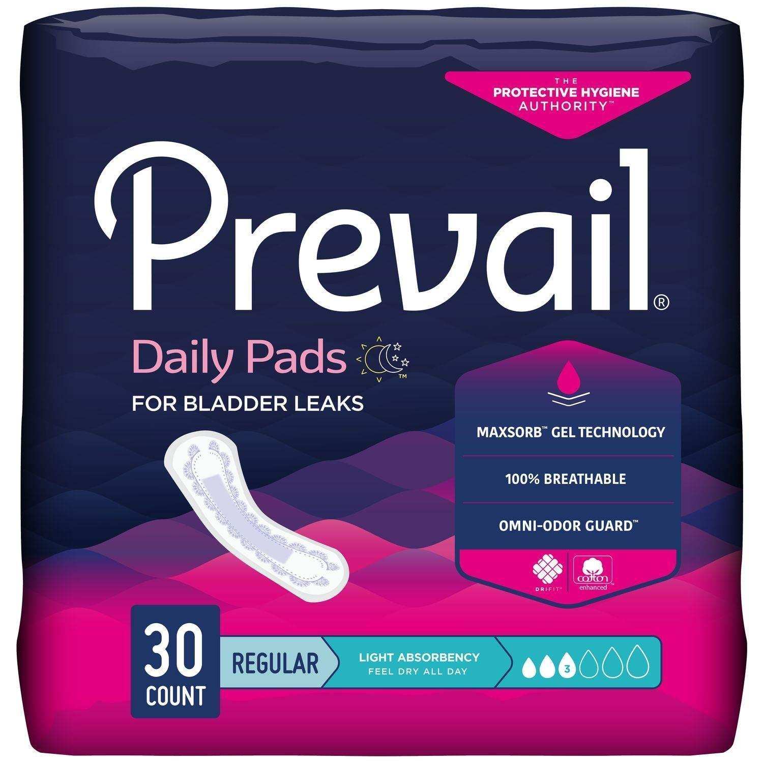Prevail Bladder Control Pad – Regular - Shop Home Med
