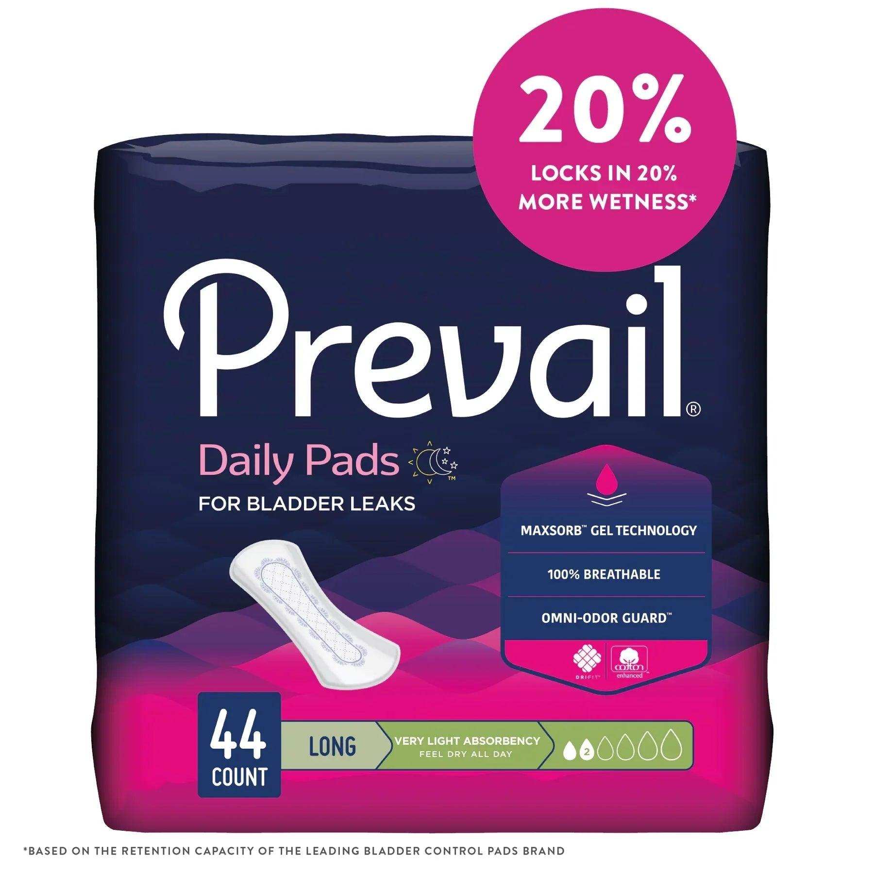 Prevail Bladder Control Pad – Regular - Shop Home Med
