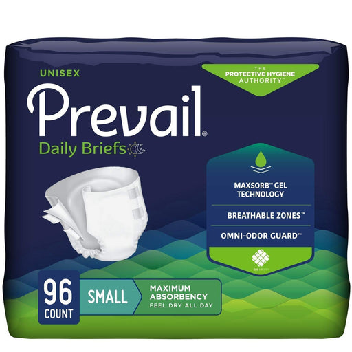 Prevail Per-Fit Daily Briefs, Incontinence, Disposable, Maximum Plus  Absorbency, XL, 15 Count, 4 Packs, 60 Total
