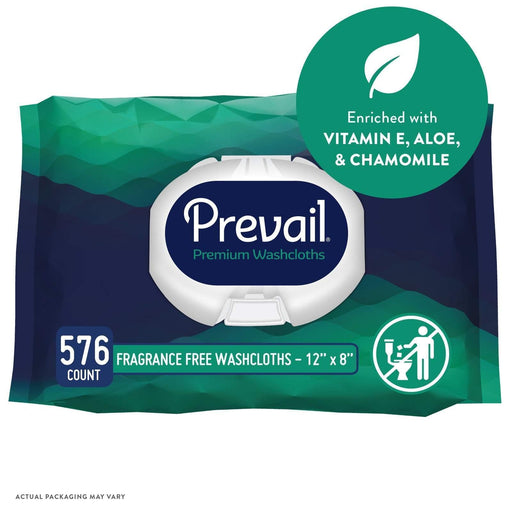 Prevail Fragrance Free Wipes with Lotion - 12 Pack - Shop Home Med