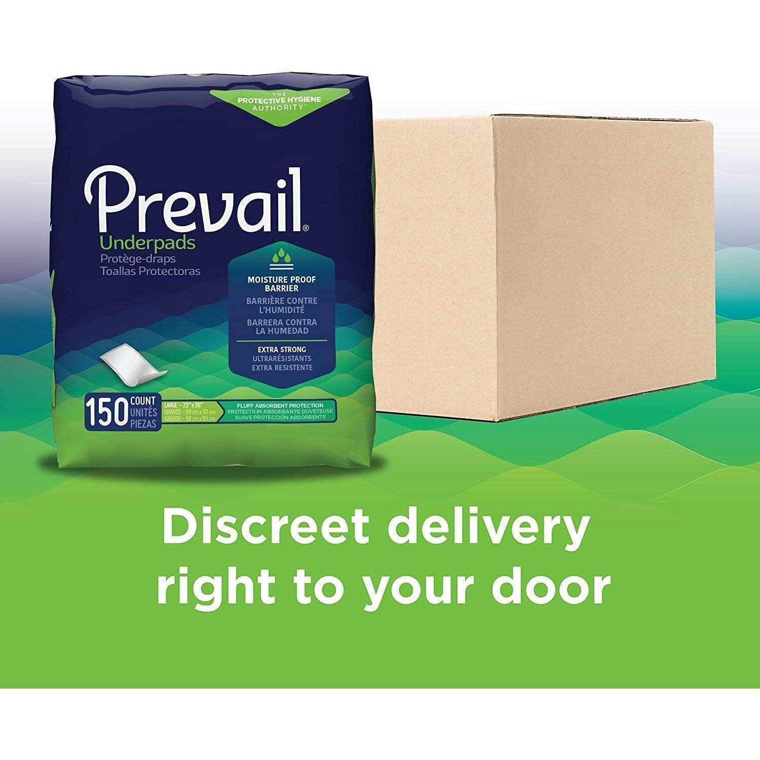 Prevail Underpads Fluff Absorbent - Large 23" x 36" - Shop Home Med