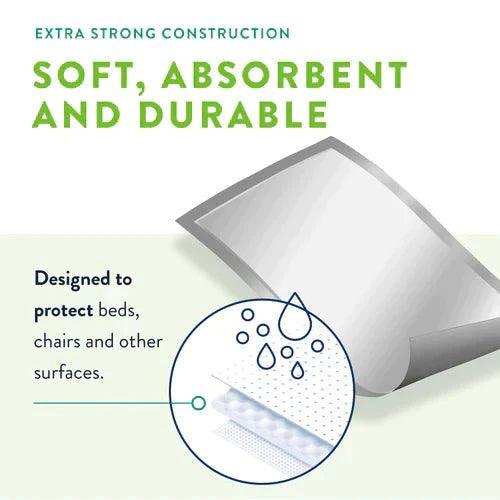 Prevail Underpads Total Care Super Absorbency - 30" x 30" - Shop Home Med