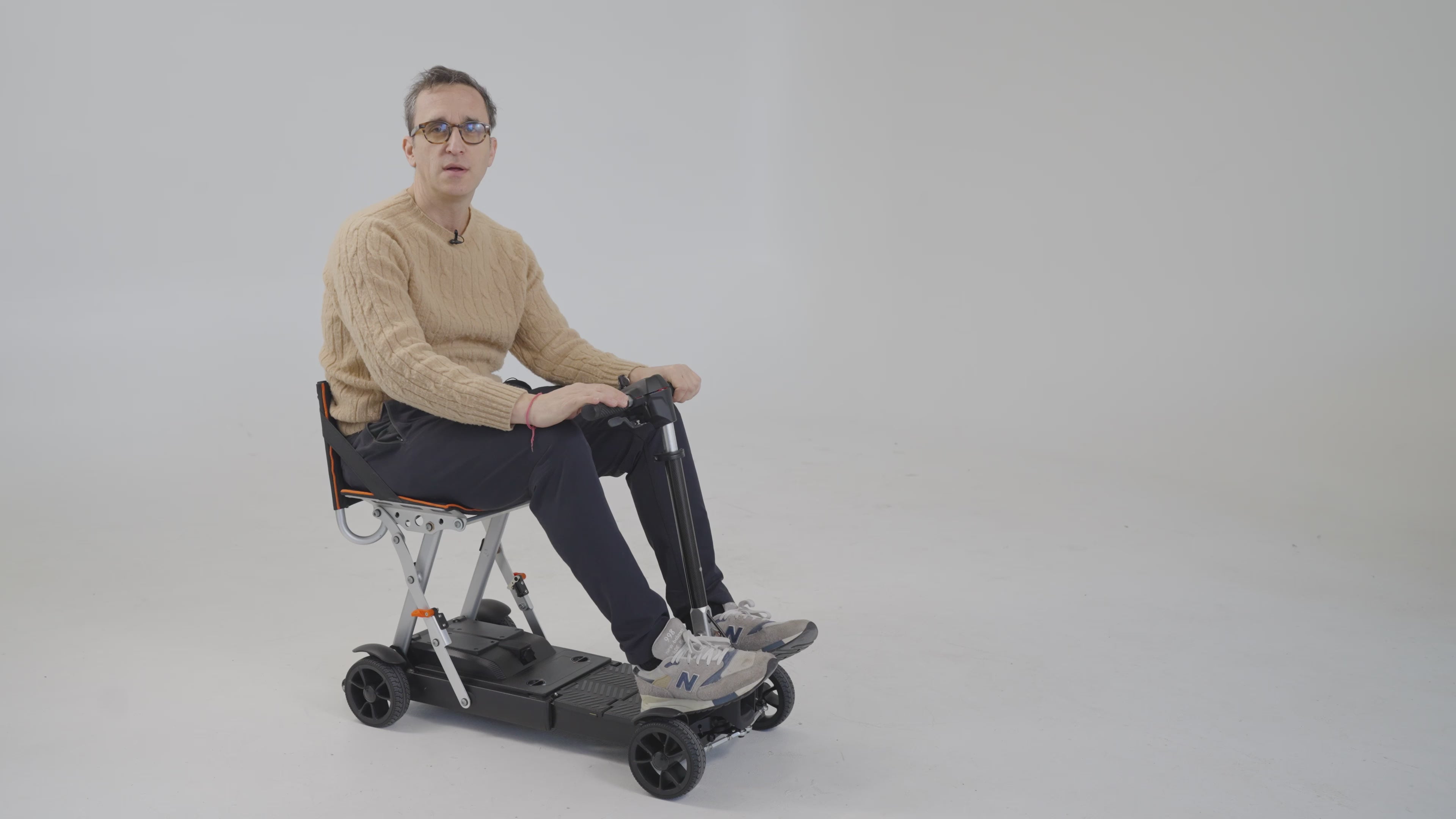 Load video: Feather 27X Lightweight Travel Scooter 4 Wheel Foldable World's Most Lightweight ONLY 27 lbs