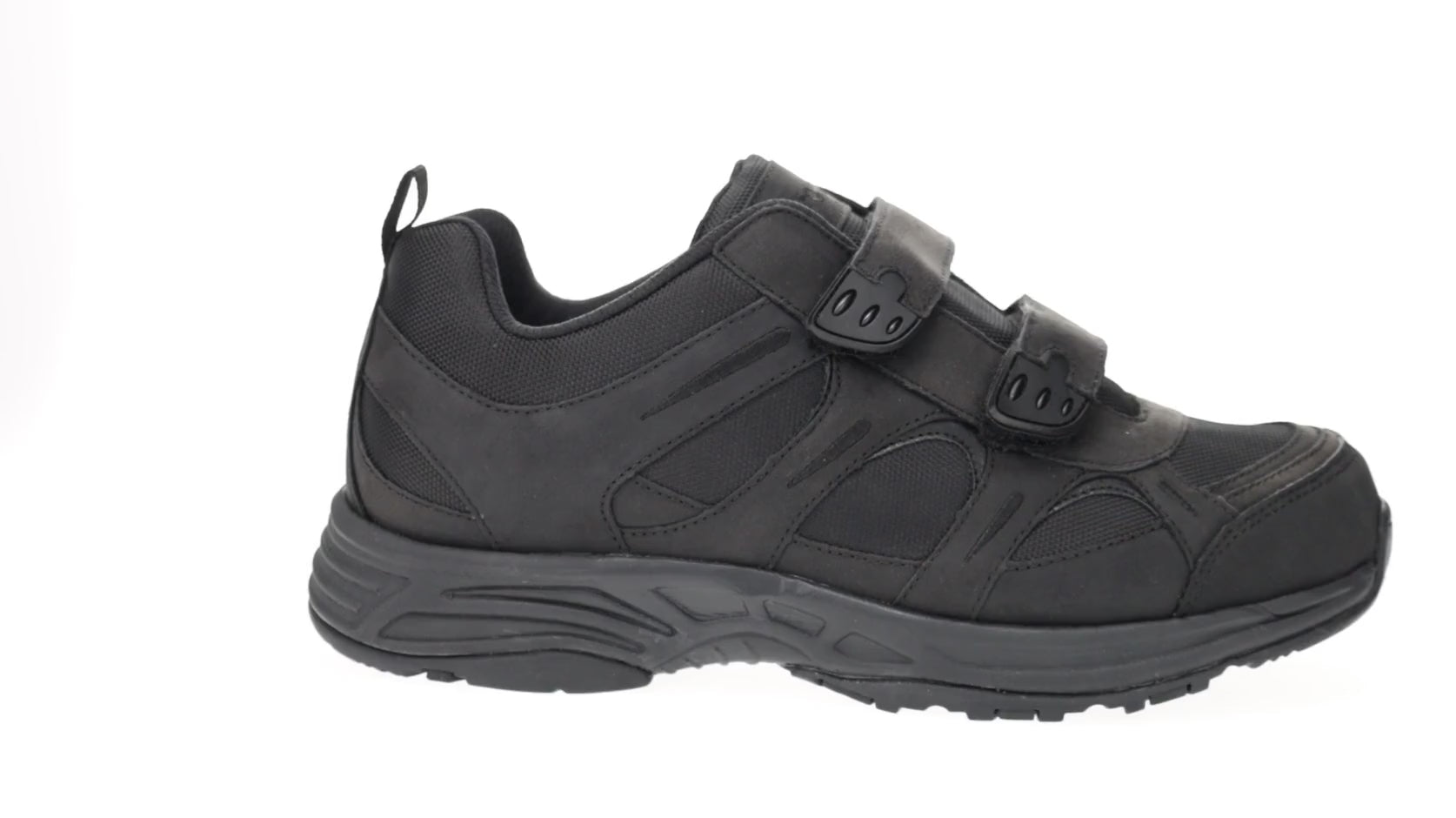 Cargar vídeo: Zapatillas deportivas sin cordones Connelly Strap para hombre de Propet Footwear, aptas para diabéticos y ortopédicos