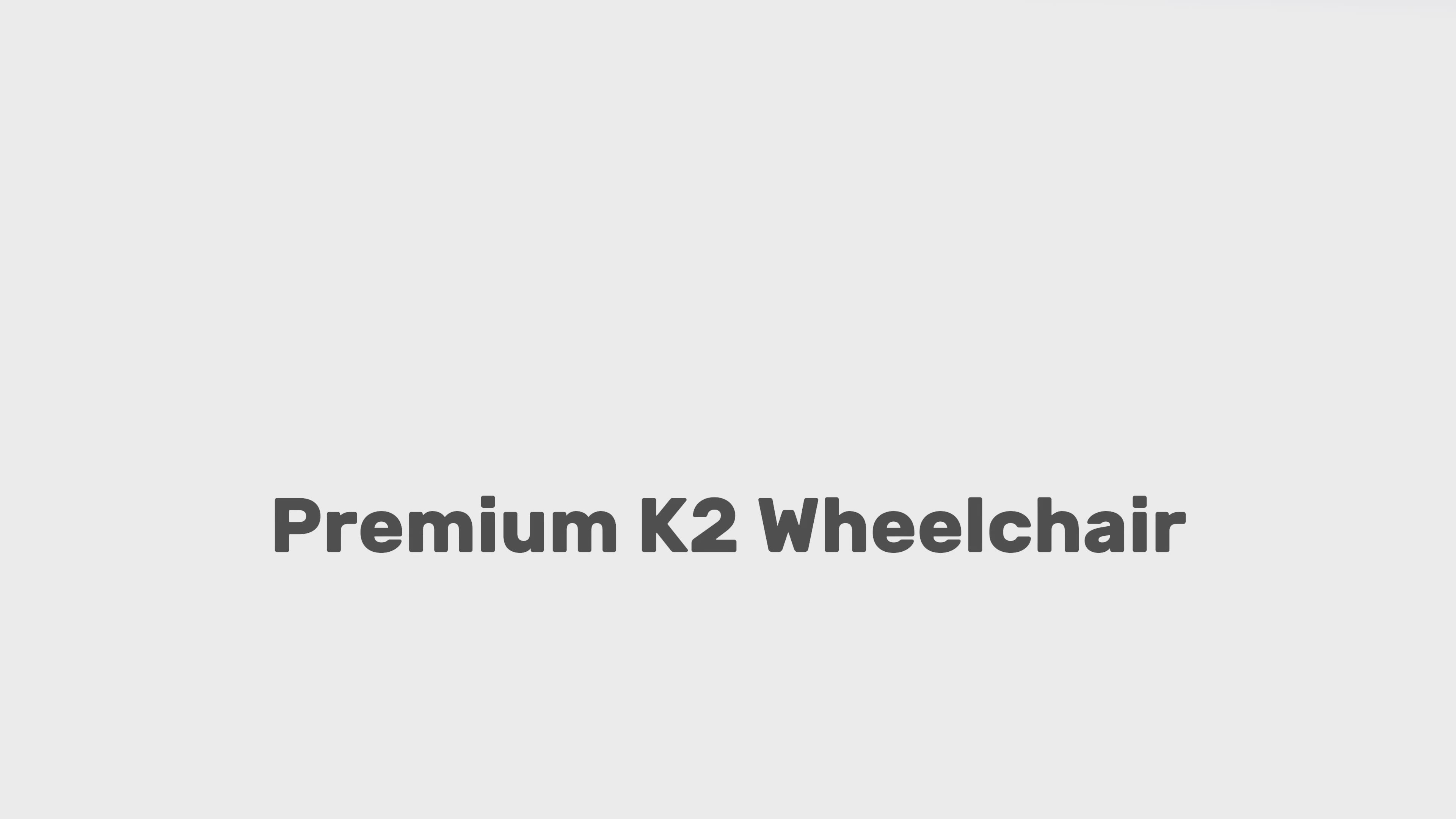 Load video: ProHeal Chariot II K2 Wheelchair