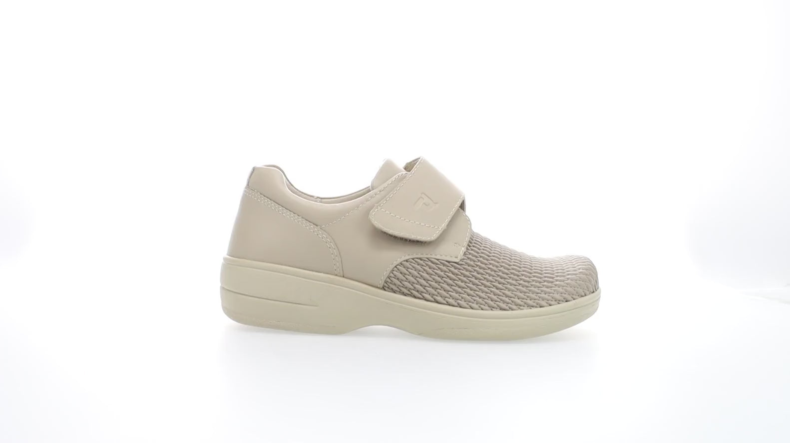 Cargar vídeo: Zapatos elásticos casuales para mujer Olivia de Propet Footwear, aptos para diabéticos y ortopédicos