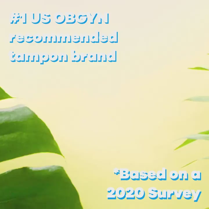 Load video: Tampax Cardboard Applicator Absorbency Tampons