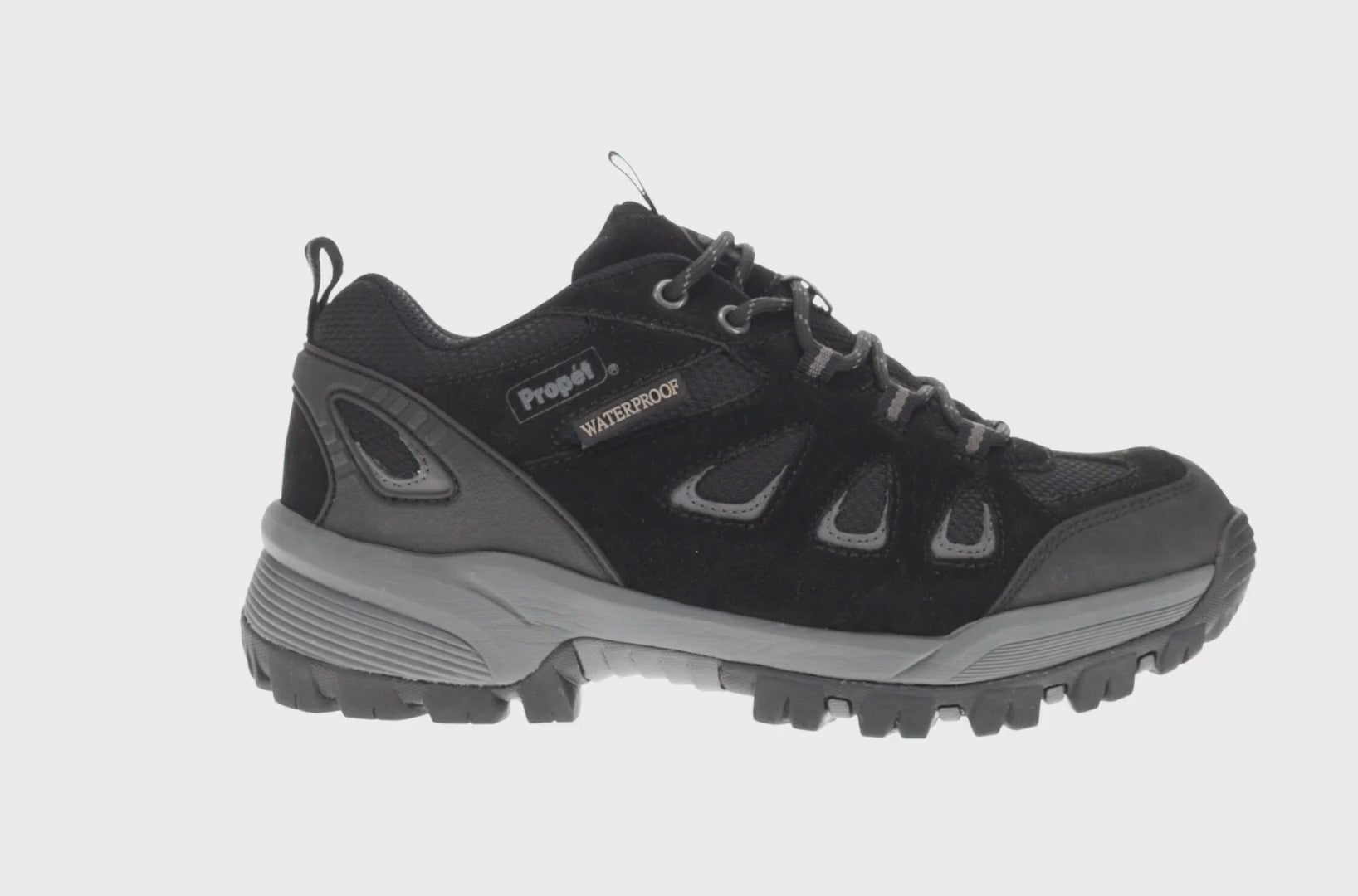 Cargar vídeo: Botas de senderismo bajas Ridge Walker de Propet Footwear para hombre, aptas para diabéticos y ortopédicos