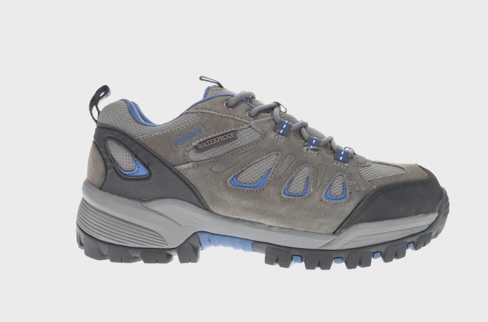 Cargar vídeo: Botas de senderismo bajas Ridge Walker de Propet Footwear para hombre, aptas para diabéticos y ortopédicos