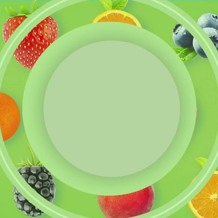 Cargar vídeo: Suplemento de gomitas Vitafusion con fibra sin azúcar y sabor a frutos rojos y melocotón. 