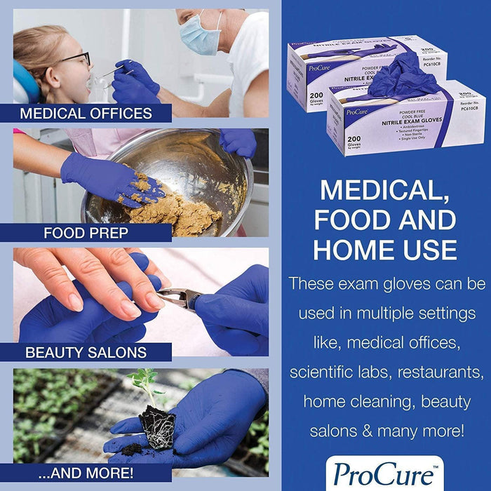 ProCure Nitrile Gloves (Powder Free) - Shop Home Med