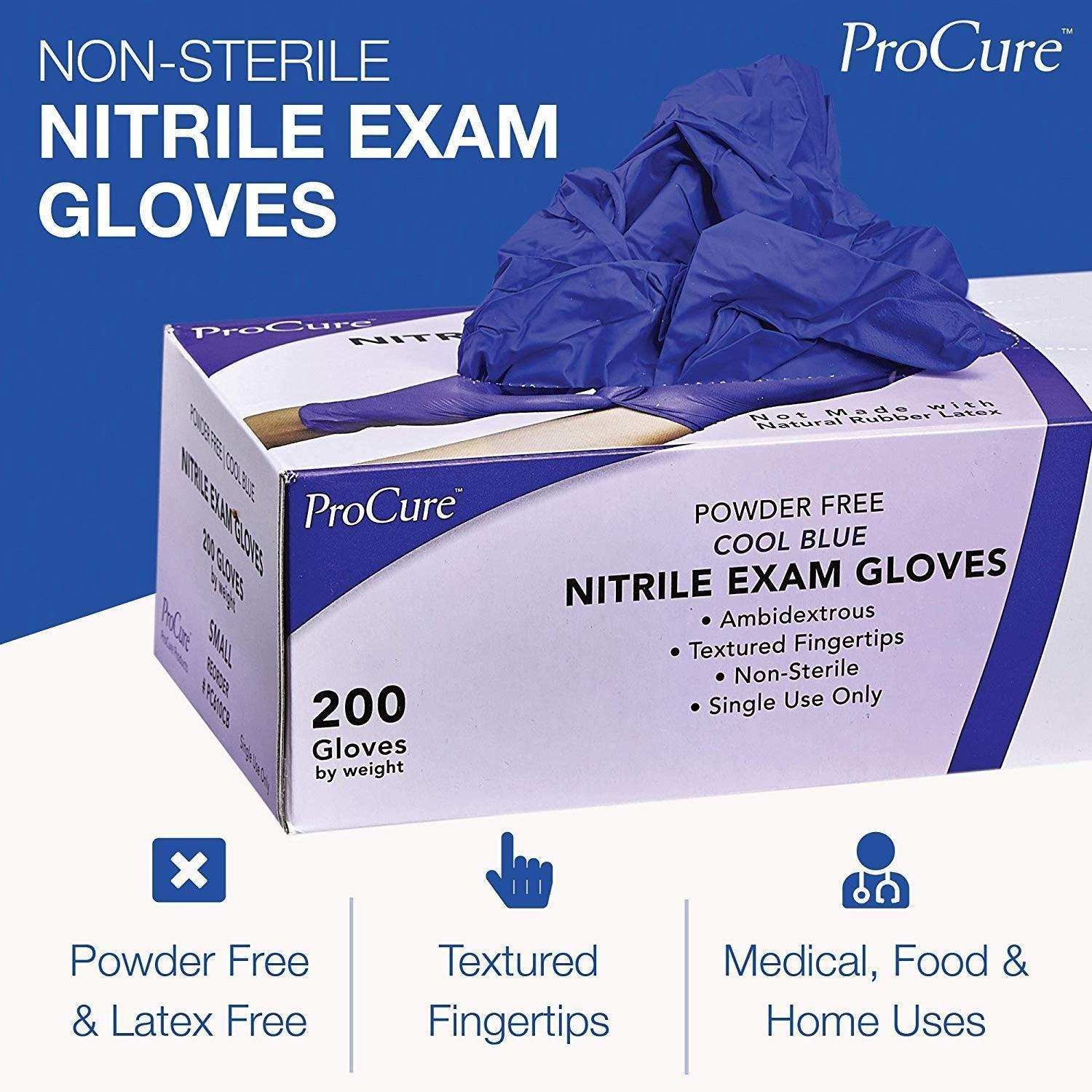 ProCure Nitrile Gloves (Powder Free) - Shop Home Med