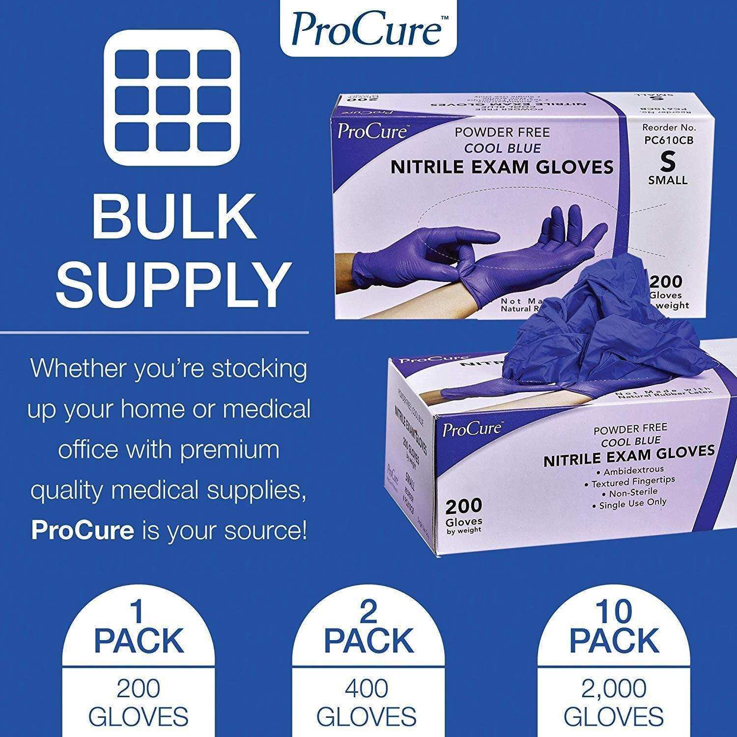 ProCure Nitrile Gloves (Powder Free) - Shop Home Med