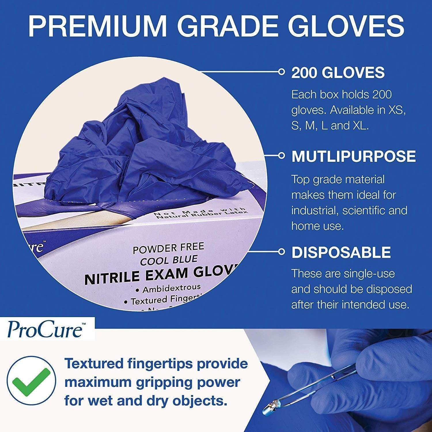 ProCure Nitrile Gloves (Powder Free) - Shop Home Med