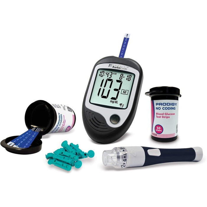 Prodigy Glucose Monitor Full Kit - Shop Home Med