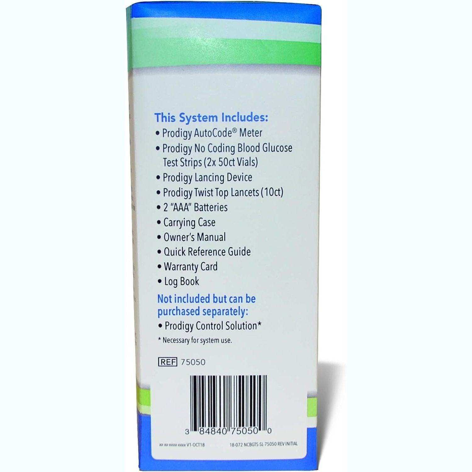 Prodigy Glucose Monitor Full Kit - Shop Home Med