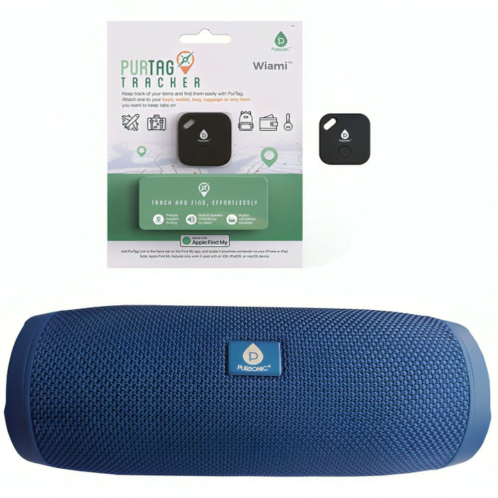 Audio inalámbrico Pursonic y elementos esenciales de seguimiento inteligente: paquete de altavoz y Purtag