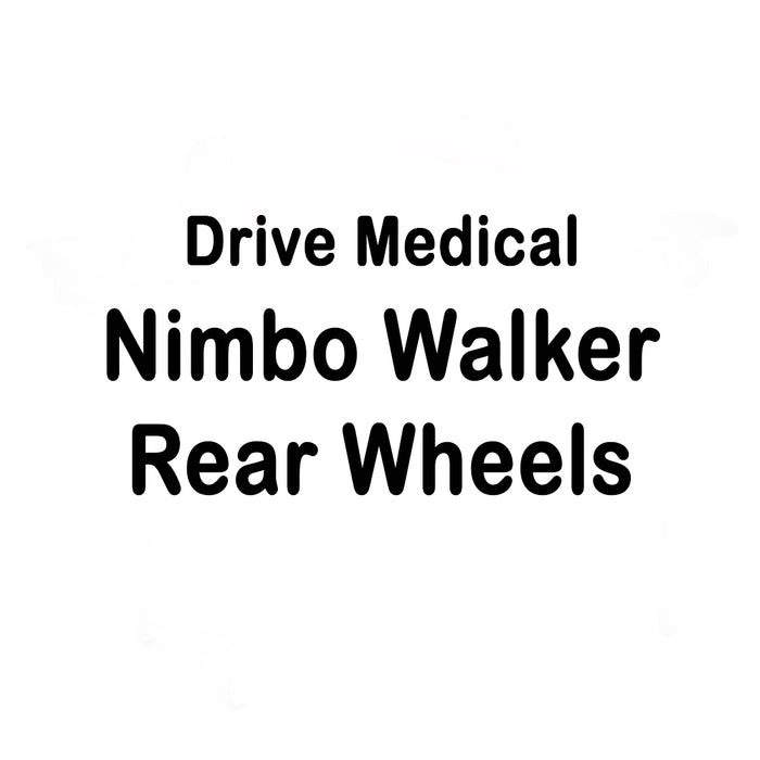 Ruedas traseras Drive Medical para andador Drive Nimbo, repuesto 