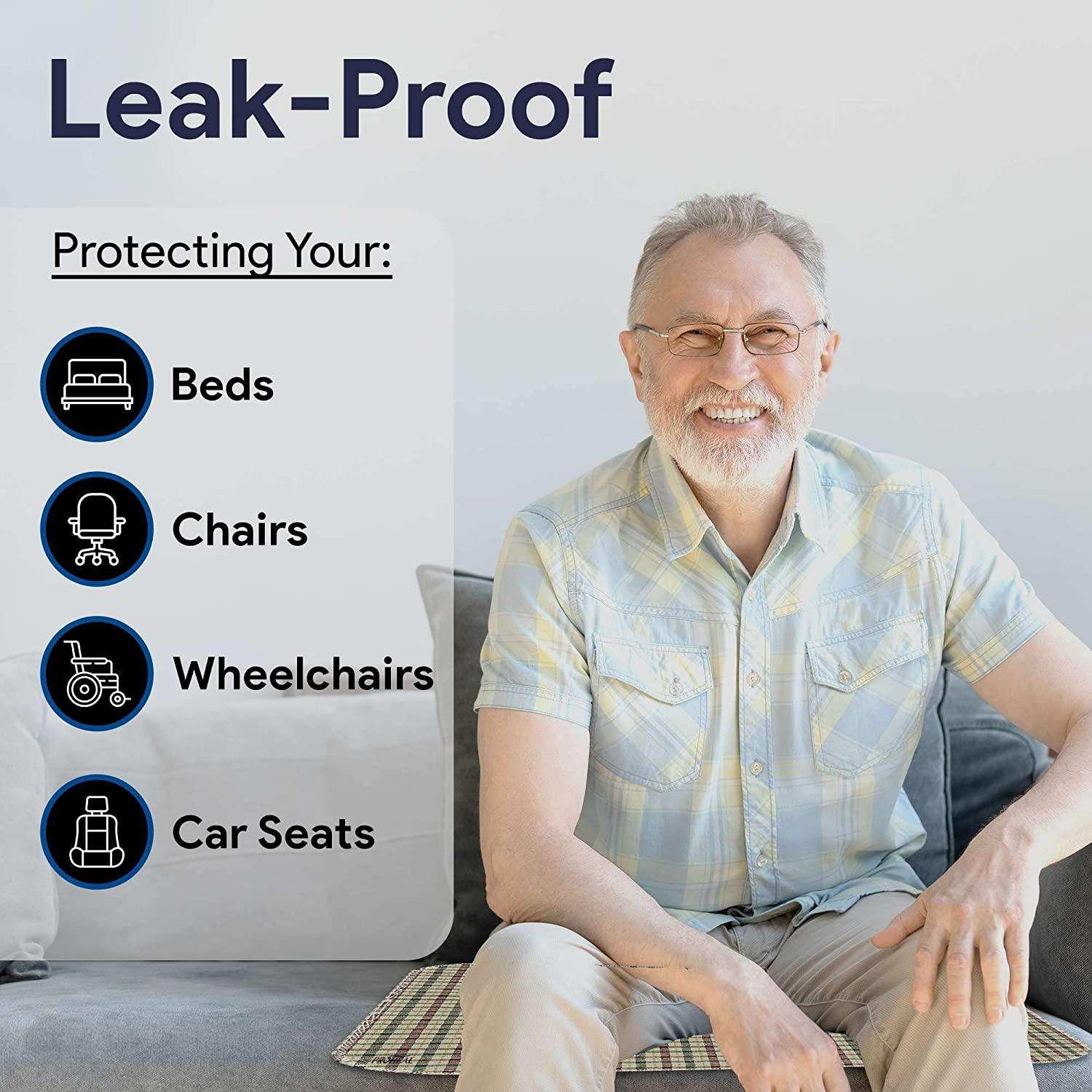 ProHeal Reusable Washable Bed Pads - Twill Plaid Waterproof Chucks - 34x36 - Shop Home Med