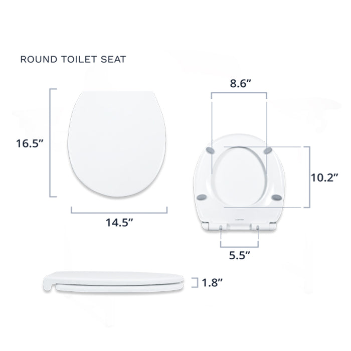 Asiento de inodoro LUXE Comfort Fit