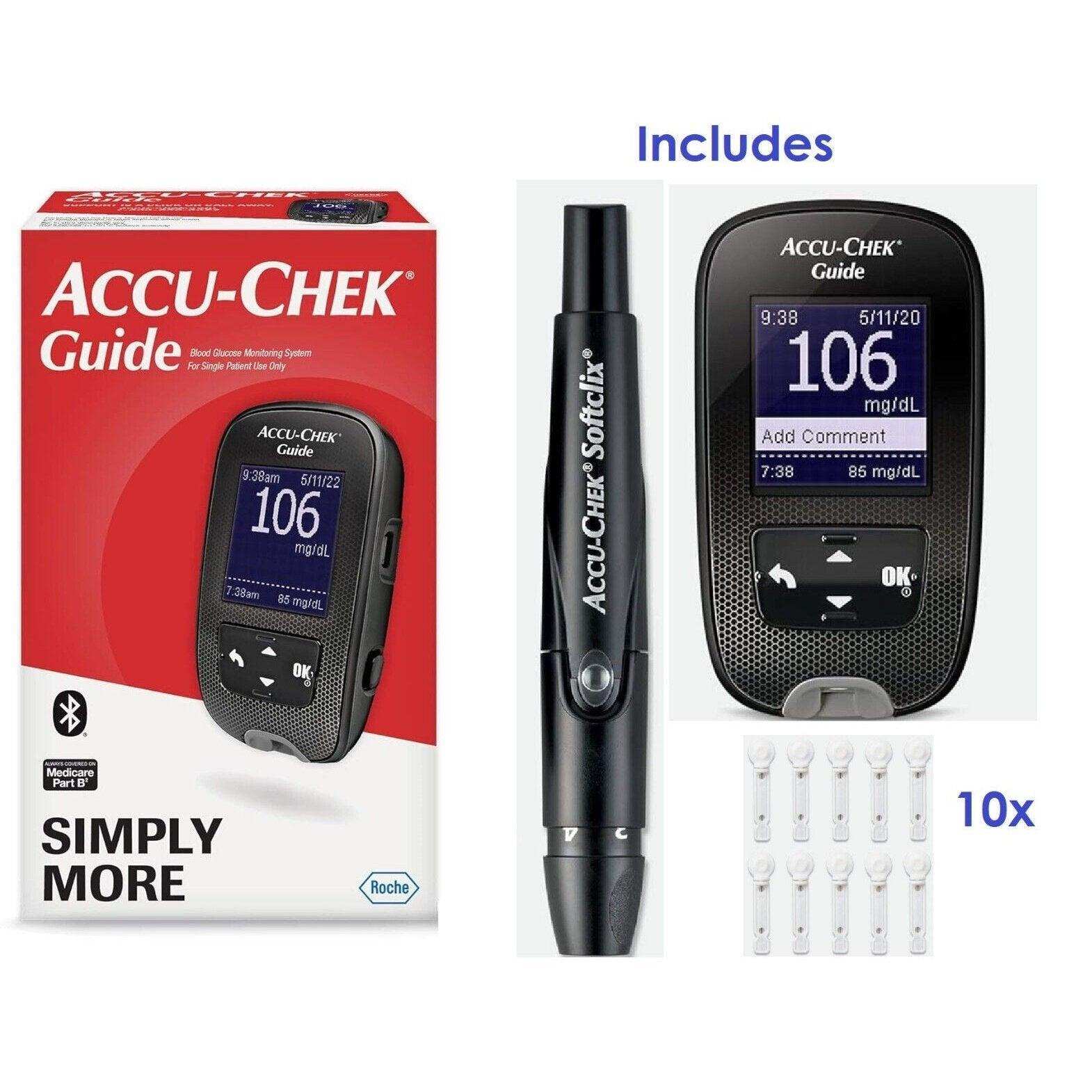 Accu-Chek Guide Blood Glucose Monitoring System Kit - Shop Home Med