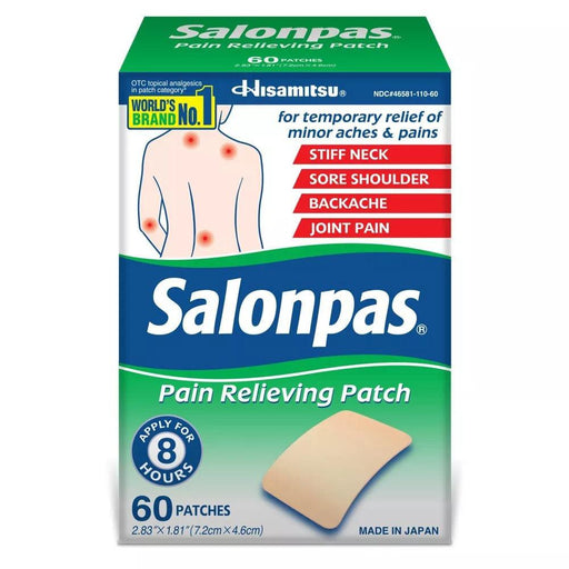 Salonpas Pain Relieving Patch - 60 ct. - Shop Home Med
