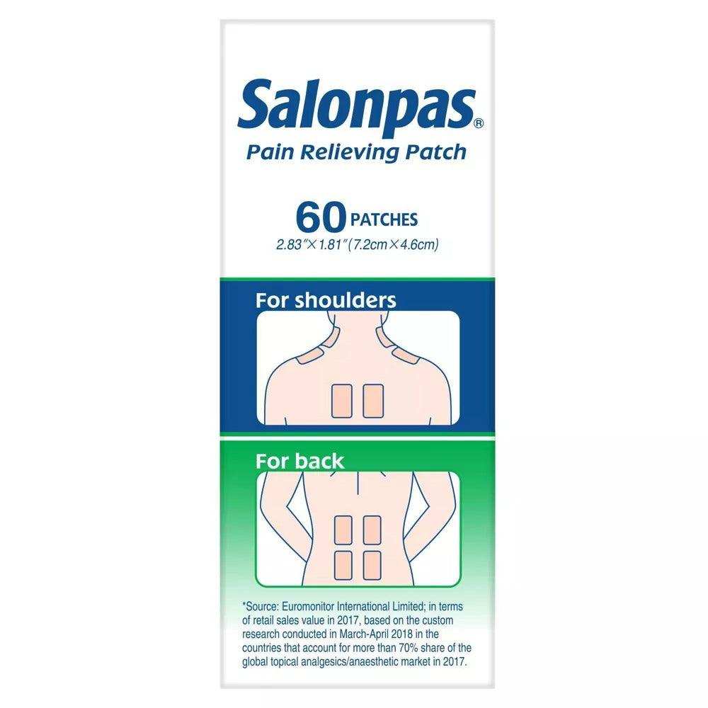 Salonpas Pain Relieving Patch - 60 ct. - Shop Home Med