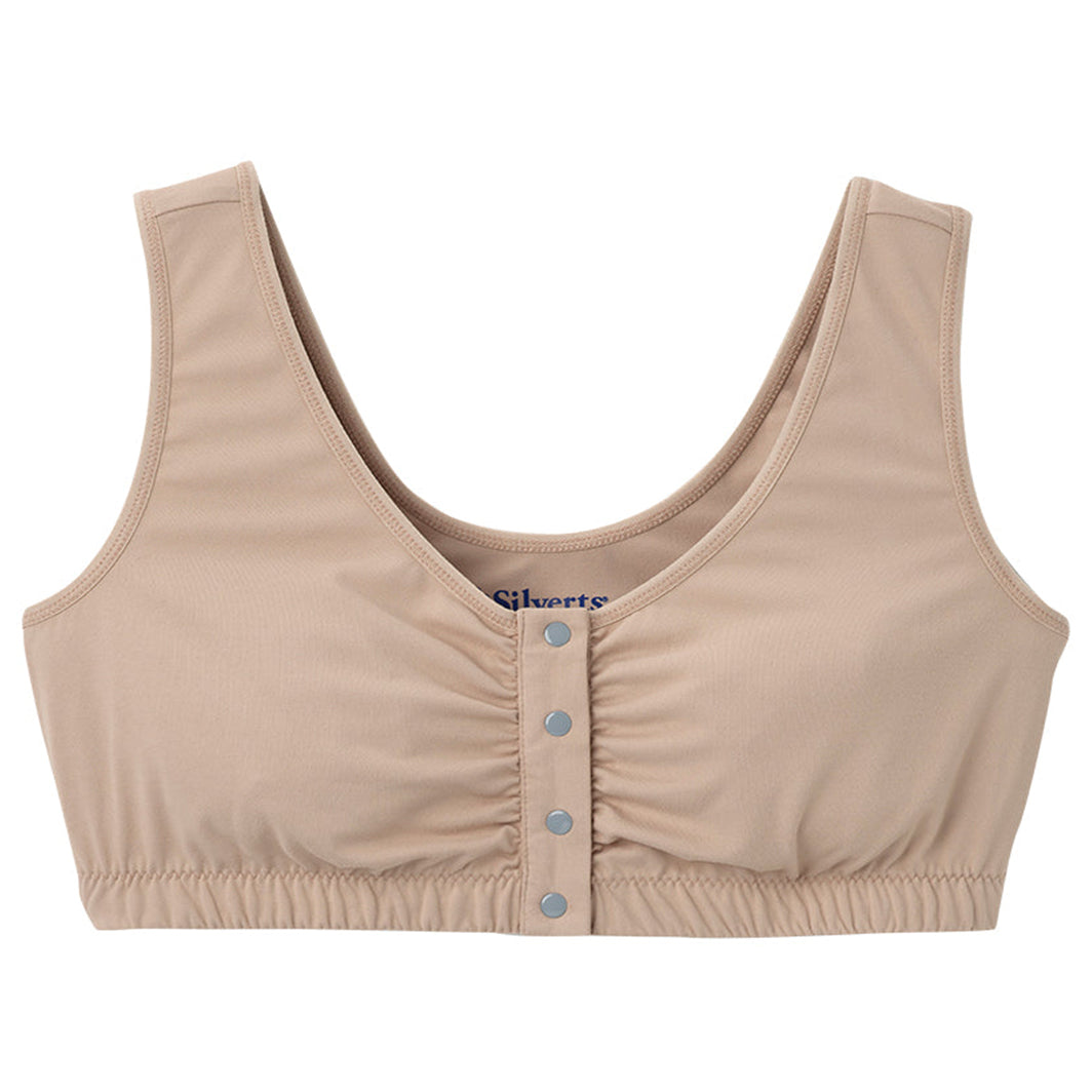 Silverts Women's Adaptive Front Closure Underwire Free Bra