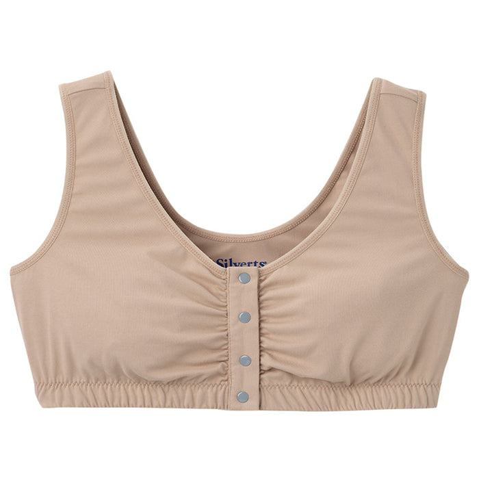 Silverts Women's Adaptive Front Closure Underwire Free Bra