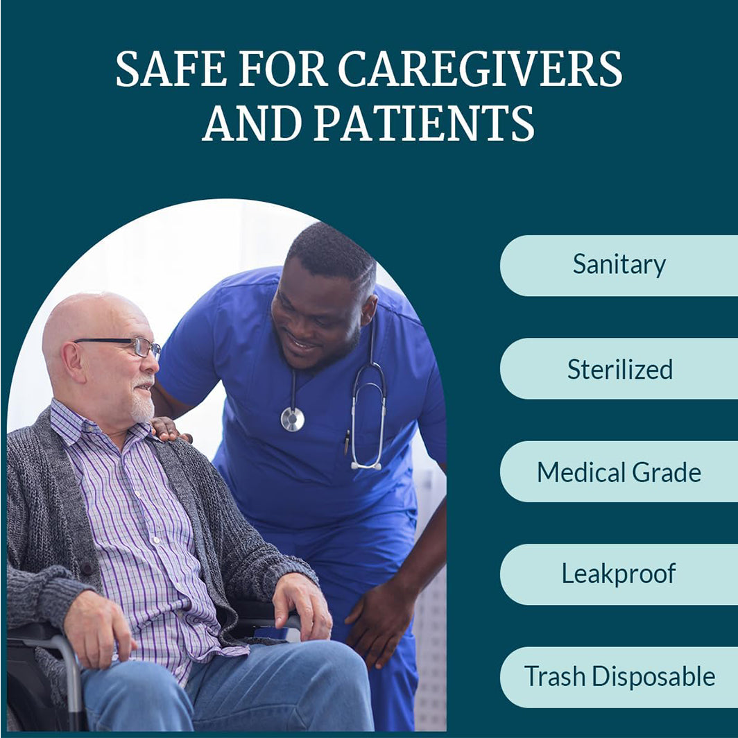 Cleanwaste Sani-Bag+ Sanitary Commode Liners with Poo Powder