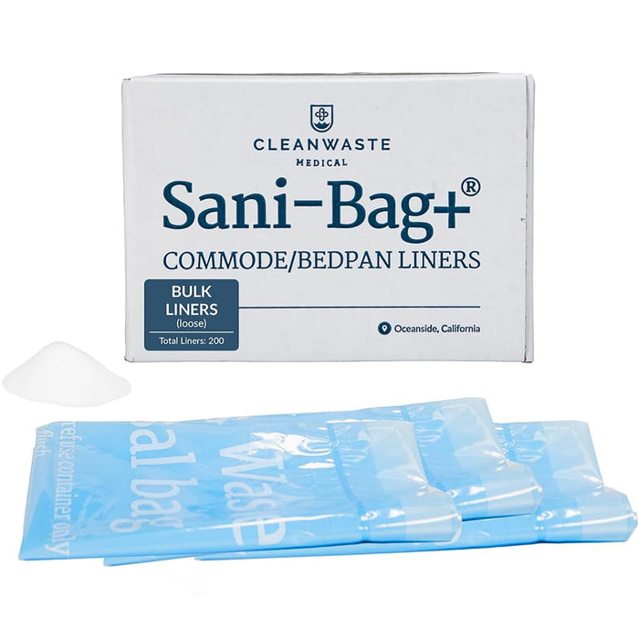 Bolsas sanitarias Cleanwaste Sani-Bag+ con polvo para excrementos