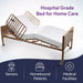Semi Electric Hospital Bed - 36"x80" - Adjustable Height and Hi Lo - Shop Home Med