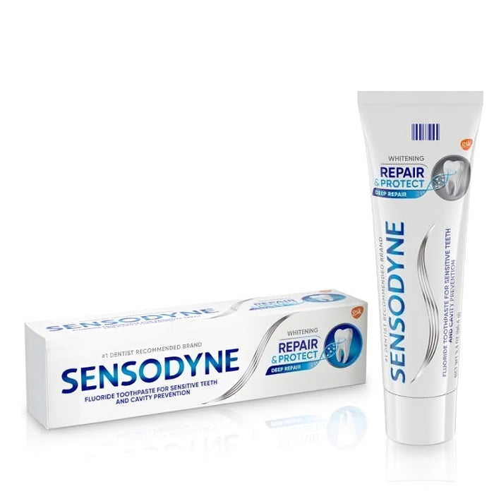 Sensodyne Repair & Protect Whitening Sensitive Toothpaste Deep Repair - 3.4 oz