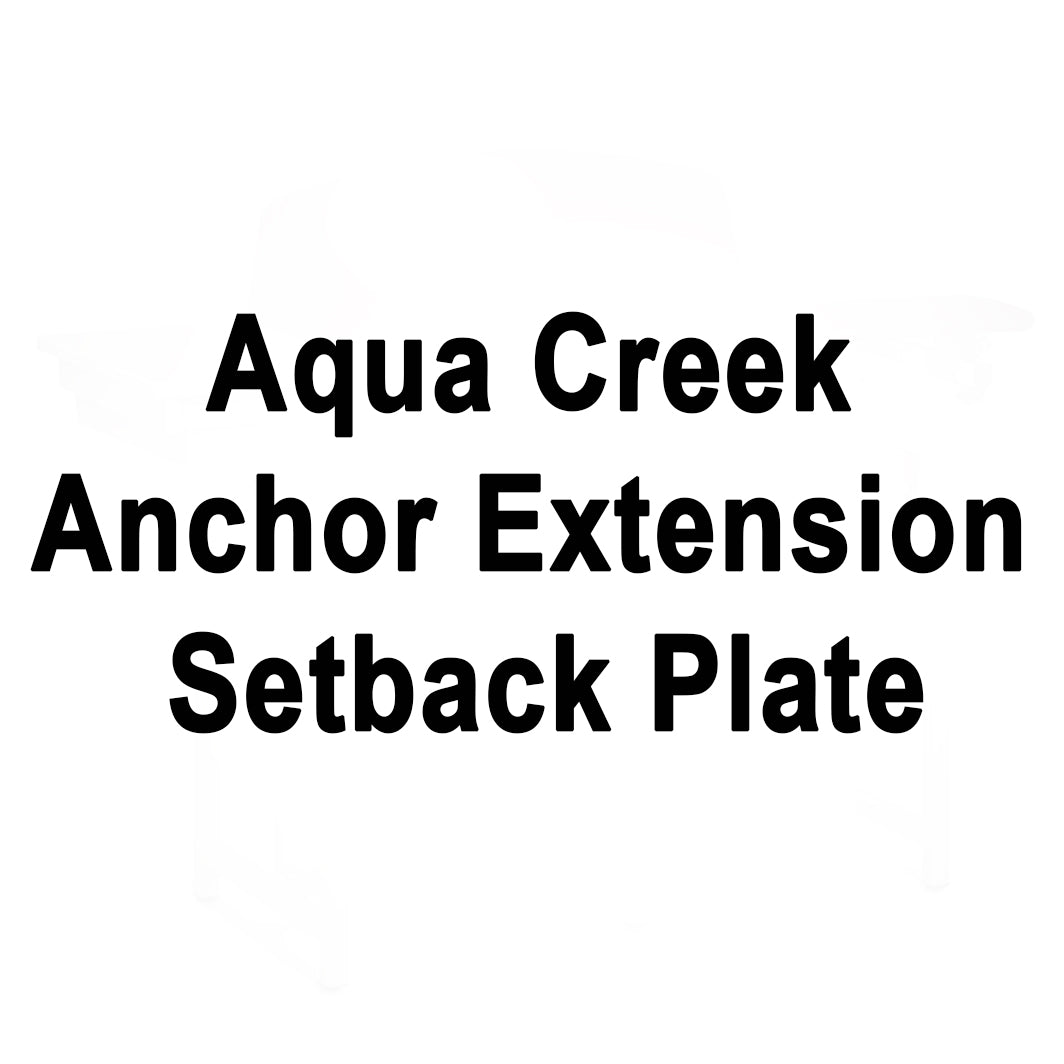 Placa de retroceso de extensión de anclaje Aqua Creek