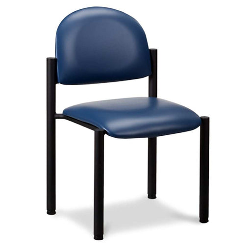 Clinton Exam Side Chair Black Frame Chair No Arms