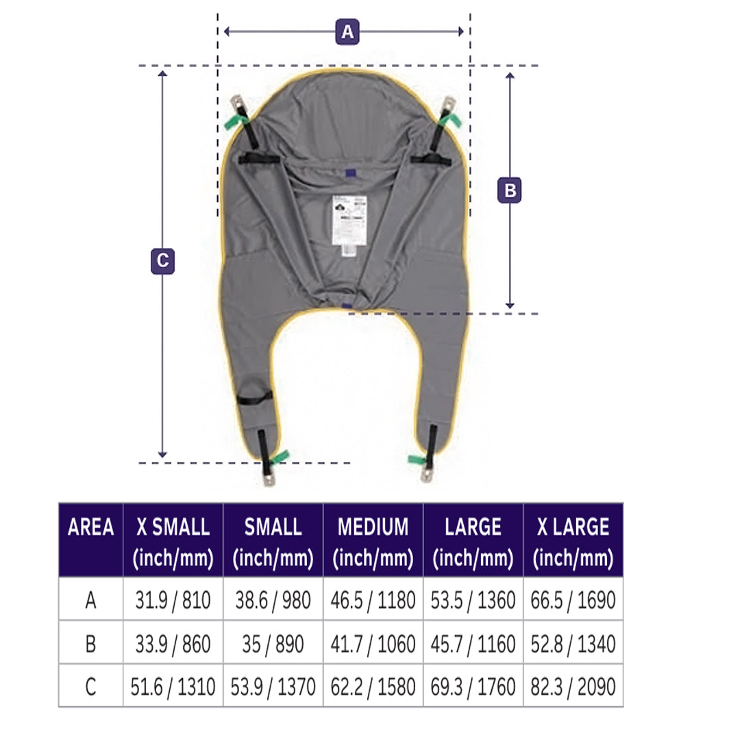 Joerns Hoyer Comfort 4-Point Pro Patient Sling