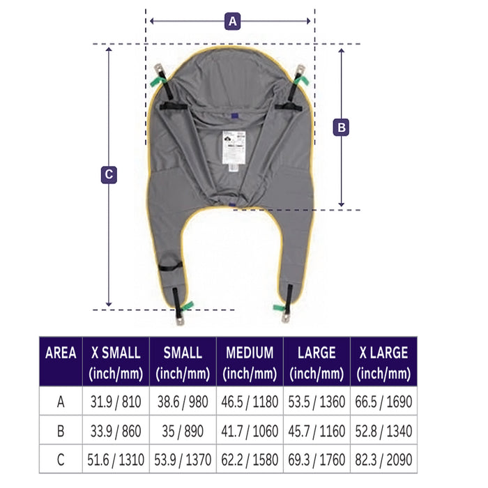 Joerns Hoyer Comfort 4-Point Pro Patient Sling