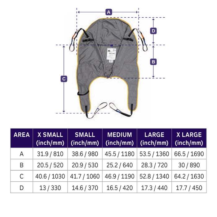Joerns Hoyer Full Back Patient Sling