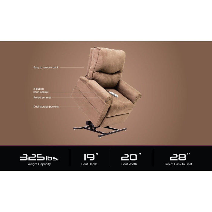 Pride Mobility Essential 105 Power Lift Recliner