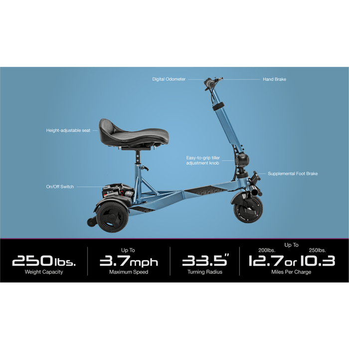 Pride Mobility iRide 2 Folding Scooter