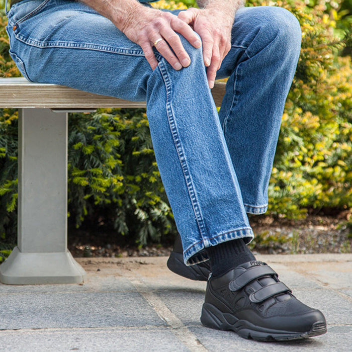 Andador de estabilidad Propet Footwear con correa para caminar para hombre, apto para diabéticos y ortopédicos
