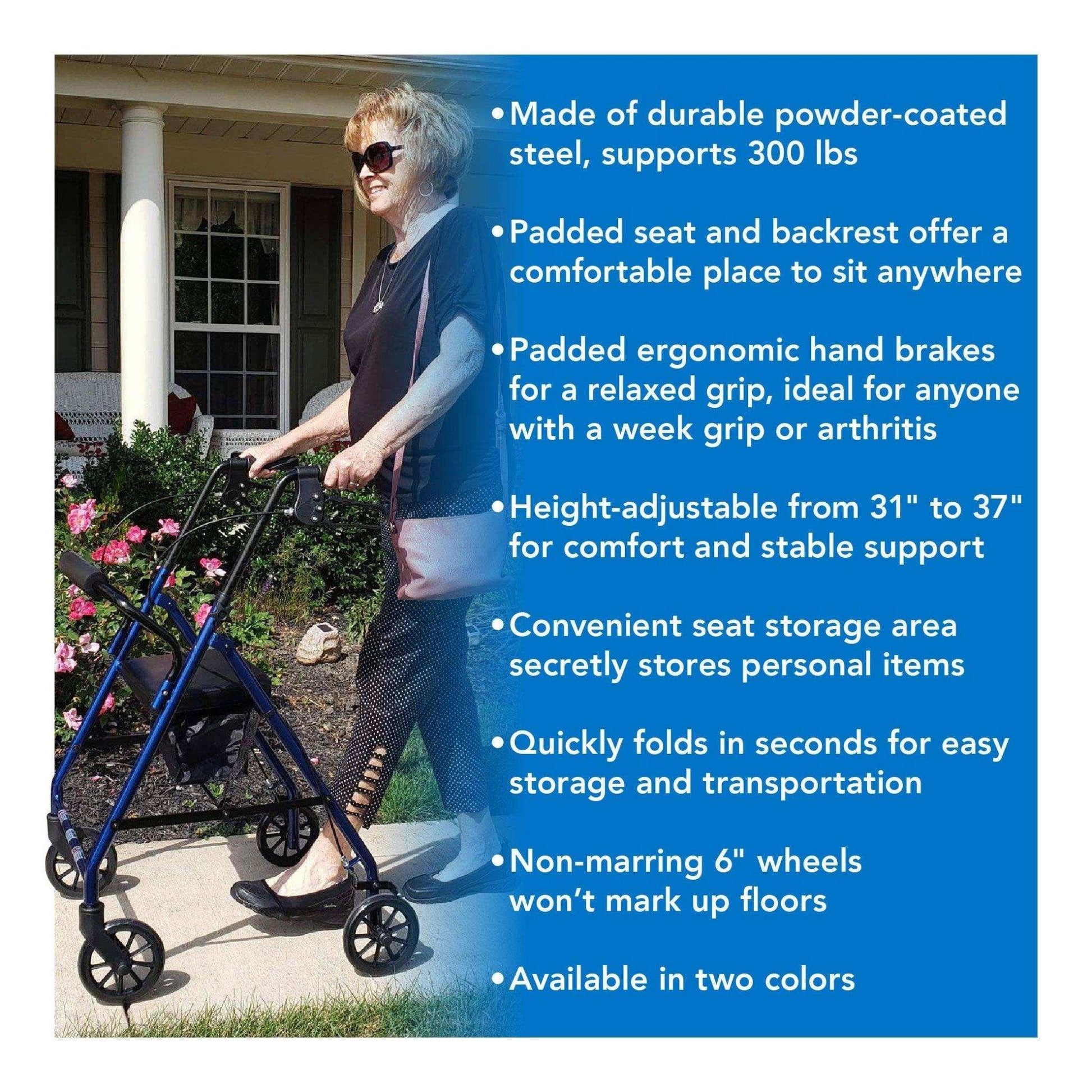 ProHeal Steel Rollator - Shop Home Med