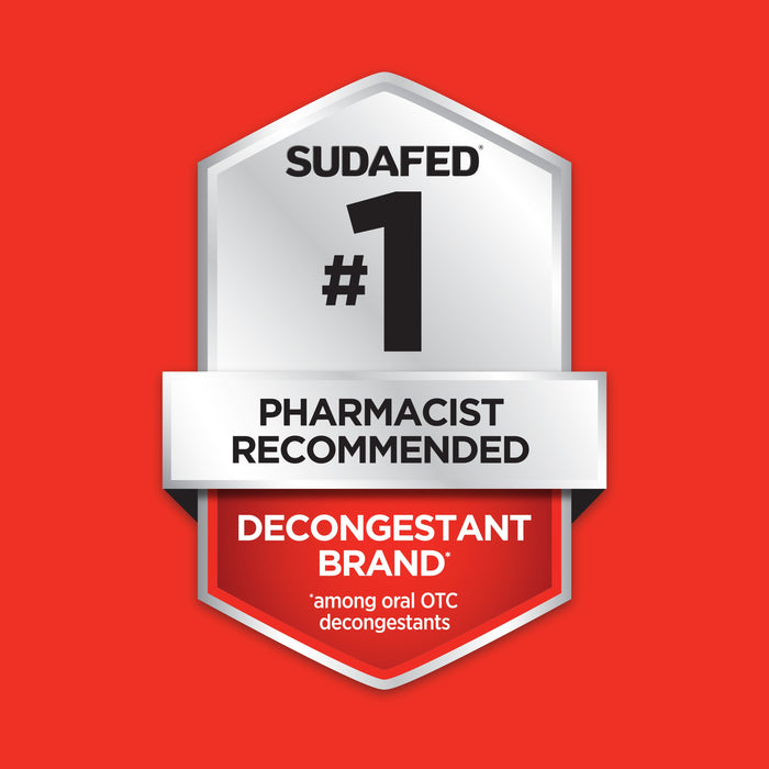 Sudafed Maximum Strength Sinus Congestion Relief Tablets