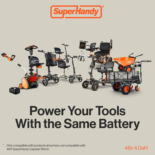 SuperHandy 48V 4Ah Lithium Ion Battery