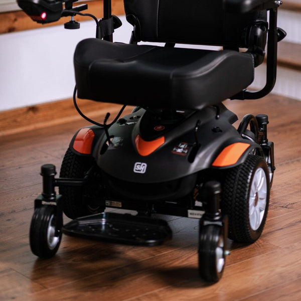SuperHandy GoRide CRX Powerchair - 300lb Capacity Mid-Wheel Drive 12.8 Mile Range Power Wheelchair