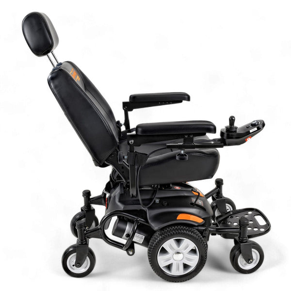 SuperHandy GoRide CRX Powerchair - 300lb Capacity Mid-Wheel Drive 12.8 Mile Range Power Wheelchair