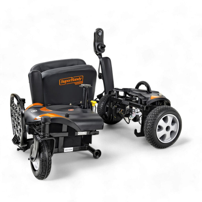 SuperHandy GoRide CRZ Powerchair - 300lb Capacity Rear-Wheel Drive 6.7 Mile Range Power Wheelchair